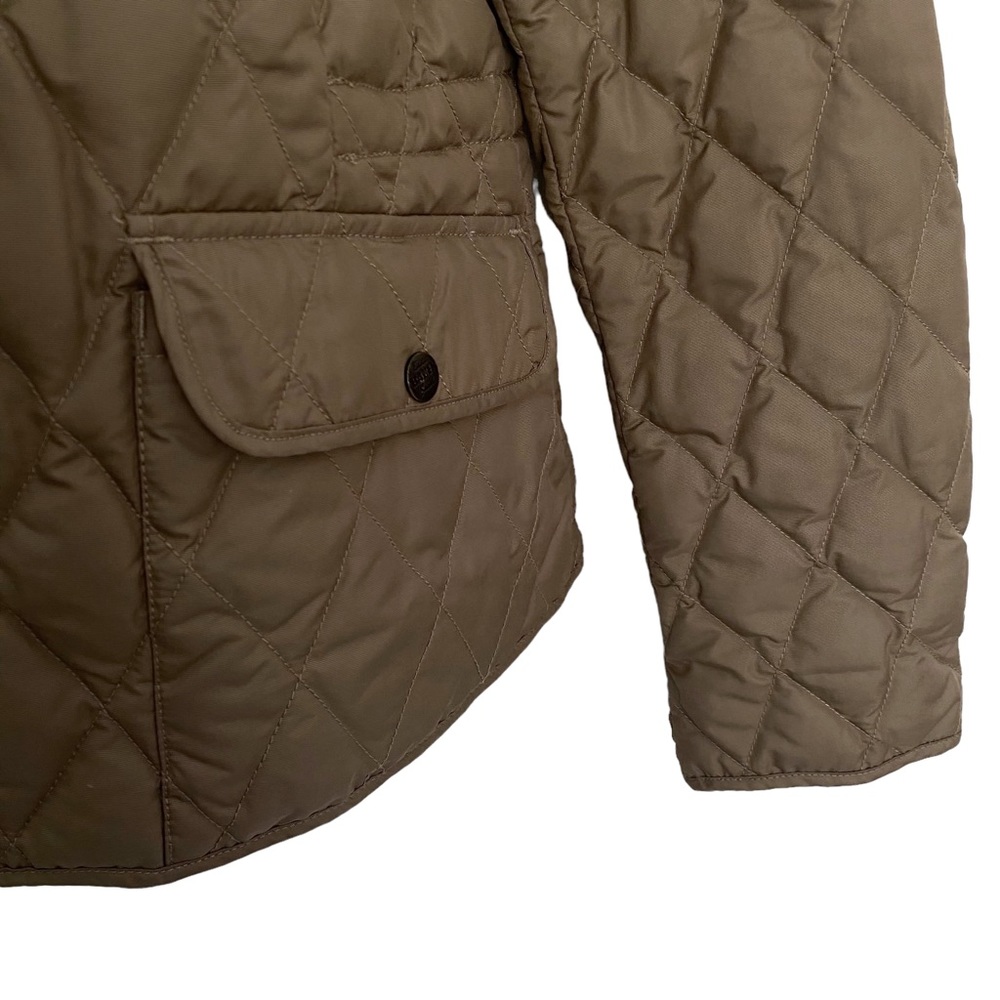 Quilted Chore Coat Down Jacket Cargo Pockets - Picture 6 of 12